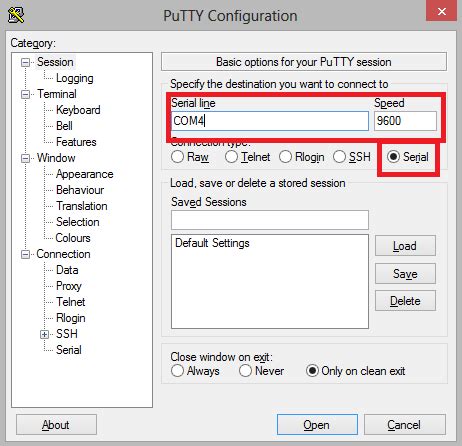 It raises an exception if the <b>port</b> is not opened correctly. . Putty unable to open connection to com1 unable to open serial port